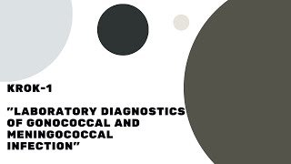 KROK1  Microbiology Virology and Immunology  Gonococcal and Meningococcal Infection [upl. by Ettesyl]