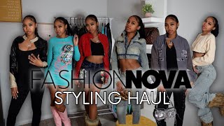 FASHION NOVA TRYON HAUL  STYLING OUTFITS [upl. by Weinstock]