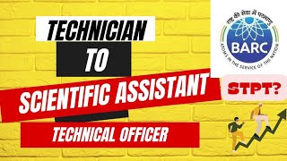 TRACK CHANGE IN BARC STPT  CAT 2 OR TECHNICIAN TO SCIENTIFIC ASSISTANT OR TECHNICAL ASSISTANT [upl. by Maximilian]