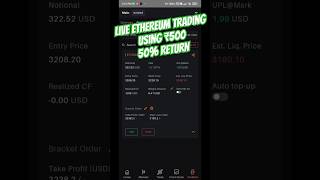 How to trade Crypto with ₹500 shorts crypto bitcoin eth [upl. by Imogene523]