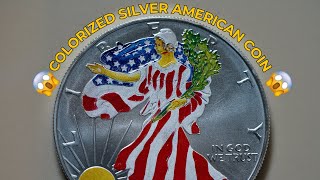 1 oz Silver American Eagle 1 Colorized Coin Random Year [upl. by Ariaes]