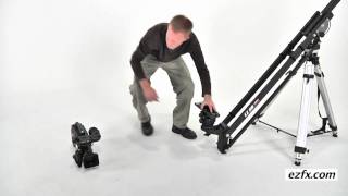 EZ Jib Camera Crane Quick Jib Set Up in 3 minutes [upl. by Nennarb]