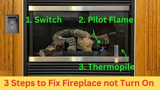 Gas Fireplace Won’t Turn On Easy DIY Fix in Three Simple Steps for Homeowners [upl. by Tempa]