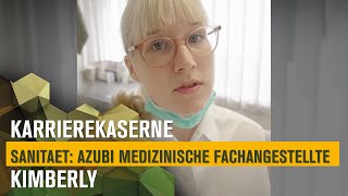 Auszubildende Medizinische Fachangestellte Kimberly  KarriereKaserne Sanität [upl. by Siva]