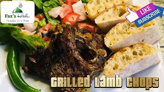 easy grilled lamb chops with only a few ingredients [upl. by Bilat]