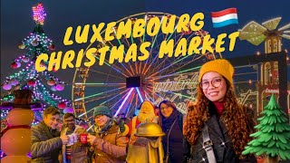 LUXEMBOURG CHRISTMAS MARKET  Vlogmas Week 1 [upl. by Vernor]