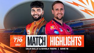 2024 Abu Dhabi T10 I Match 18 Highlights Delhi Bulls vs Bangla Tigers  Season 8 [upl. by Duffy576]