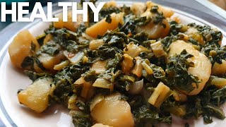 New Way to Make Spinach  Spinach amp Potatoes Recipe That will Change Everything [upl. by Ariad]