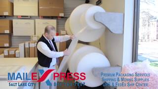 How to pack a painting for UPS FedEx or USPS shipment [upl. by Baese]