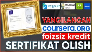 Bir million dasturchi sertifikatini olish  Foizsiz kredit olish uchun kerak boladigan sertifikat [upl. by Osugi]