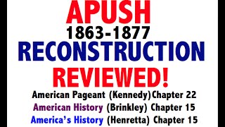 APUSH American Pageant Chapter 22 Review [upl. by Halliday]