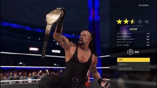 WWE 2K22 chokeslam for the win Taker vs HHH [upl. by Eilatan]