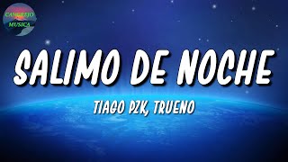 🎵 Tiago PZK Trueno  Salimo de Noche  Bad Bunny Romeo Santos Letra\Lyrics [upl. by Cammy]