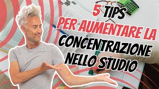 Migliorare la CONCENTRAZIONE per lo STUDIO in 5 facili STEP [upl. by Isus]