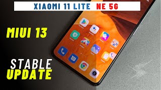 MIUI 13 Stable 1303 Update on Xiaomi 11 Lite NE 5G [upl. by Nohsram355]