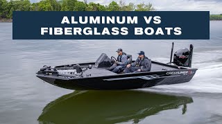 Aluminum vs Fiberglass Boat Bass Fishing [upl. by Evelinn]