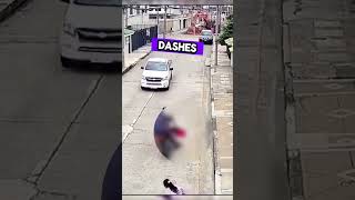 Trucker saves woman from motorcyclist shorts [upl. by Philly]