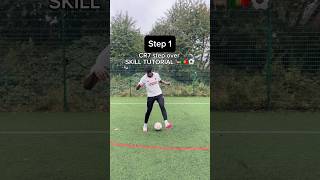 CR7 step over SKILL TUTORIAL 🐐🇵🇹⚽ football shorts [upl. by Handy]