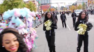 Alabama State University Cheerleaders Turkey Classic Parade [upl. by Nahk426]