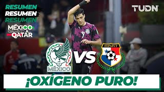 Resumen y goles  México vs Panamá  ELIMINATORIA Qatar 2022  TUDN [upl. by Odnam]