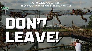 A Message To Royal Marines Recruits [upl. by Tuchman]