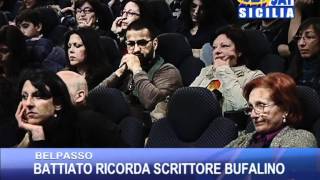 BELPASSO  Battiato ricorda lo scrittore Gesualdo Bufalino [upl. by Spiros]