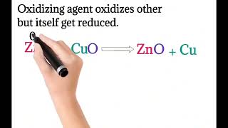 oxidizing and reducing agents in chemistry class 9 chemistry [upl. by Airym]