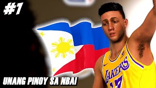 NBA 2K24 MY CAREER EP 1  UNANG PINOY NA NAKAPASOK SA NBA [upl. by Rome60]