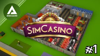 SimCasino  Early Access  Building Our First Casino  Foundations  Lets Play Episode 1 [upl. by Refannej943]