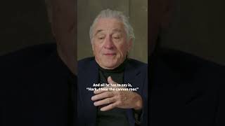 Robert De Niro shares a humorous story about taking the stage robertdeniro [upl. by Koralie]