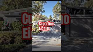 Living in Cupertino  Eichler Home Prices bayarea siliconvalley realestate midcenturymodern [upl. by Dru687]