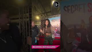 Red Carpet Interview with Kissie Lee Secret Society 3 Atlanta Movie Premiere [upl. by Sella]