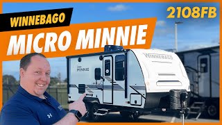 Winnebago Micro Minnie 2108FBS  Tiny Trailer [upl. by Gunilla]