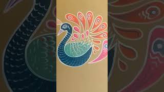 Rajsthani mandna painting youtubeshort art video [upl. by Aivad972]