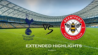 Match Highlights Spurs vs Brentford Solanke Stunner AI predicts [upl. by Octavia769]