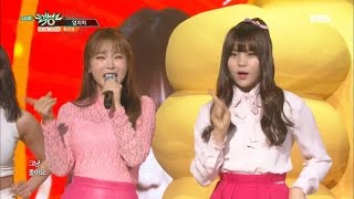 뮤직뱅크  홍진영 X 여자친구 엄지 역대급 콜라보 무대 ‘엄지척’20160422 [upl. by Eceirahs]