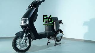 Electric Moped Motorcycle Scooter 800W 48V60V72V 20Ah 45kmH ModelF6 electricmoped [upl. by Robby]