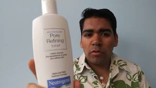 Neutrogena Pore Refinging Toner review [upl. by Atoel709]