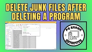 How to Delete Junk Files After Deleting a Program in Windows 10 [upl. by Kerrin]