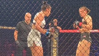 SAVANNAH MARSHALL MMA DEBUT VS MIRELA VARGAS HIGHLIGHTS [upl. by Ebanreb376]