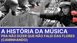 A História da Música Pra Não Dizer Que Não Falei Das Flores Caminhando de Geraldo Vandré [upl. by Nayar]