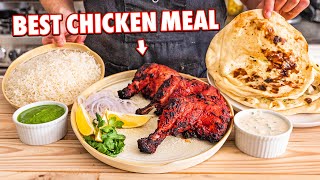 Easy and Authentic Tandoori Chicken Meal At Home [upl. by Kirtap638]