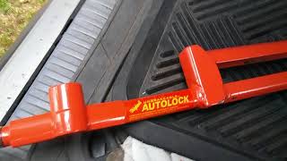 The quotAutoLockquot good amp inexpensive Vehicle Security Device brake pedal lock  presentation 2018 [upl. by Tem635]