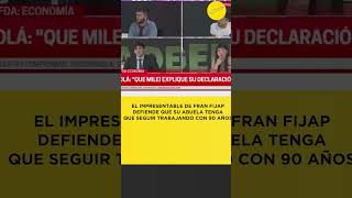 El impresentable de Fran Fijap defiende que su abuela tenga que seguir trabajando con 90 años [upl. by Okramed]