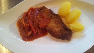 Paprikaschnitzel Rezept  Der Bio Koch 201 [upl. by Lenssen]