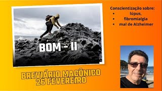 26 FEVEREIRO BOM II [upl. by Wiatt]