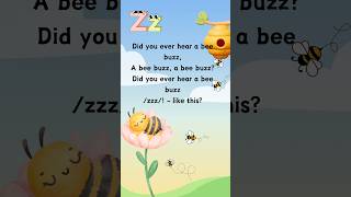 Z Sound Rhyme  jolly Phonics songs jollyphonics abcsong rhymes shorts [upl. by Coady]