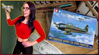 Taking to the Skies  TAMIYA Mitsubishi A6M33a Zero Fighter Model Kit [upl. by Haron]