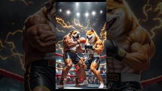 Revenge for dad Shiba inu VS Bulldog cute dog shorts ai [upl. by Lyrej679]