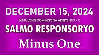 Salmo Responsoryo  December 15 2024  minus one [upl. by Atalee]